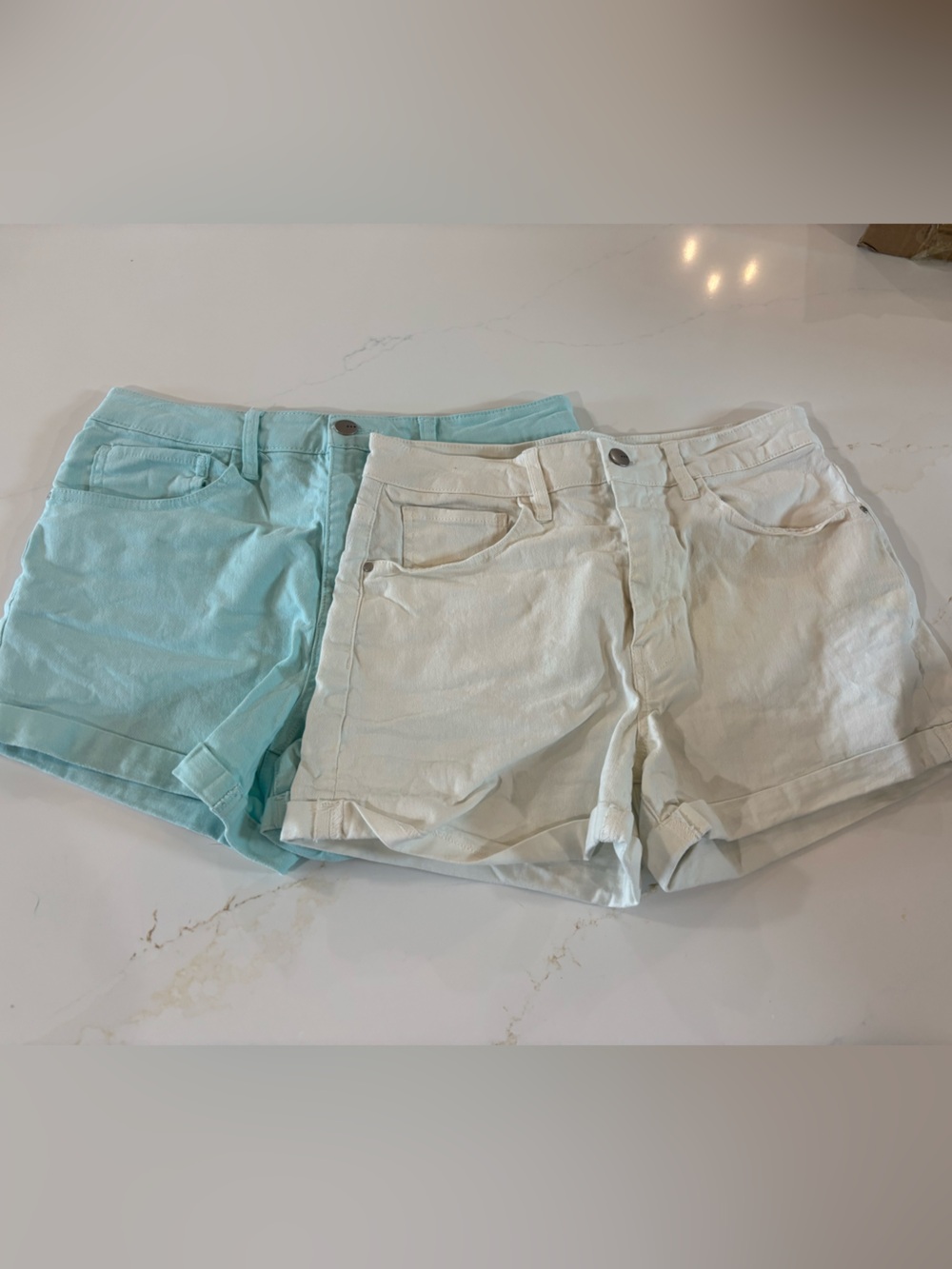 Blue Denim Shorts